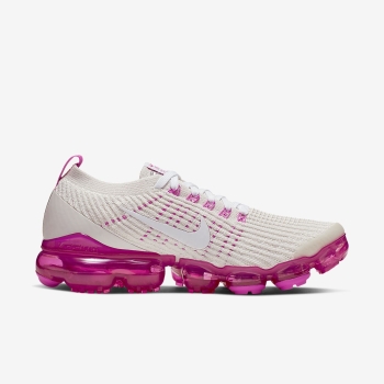 Nike Air VaporMax Flyknit 3 - Sneakers - Fuchsia/Pink/Hvide | DK-25741